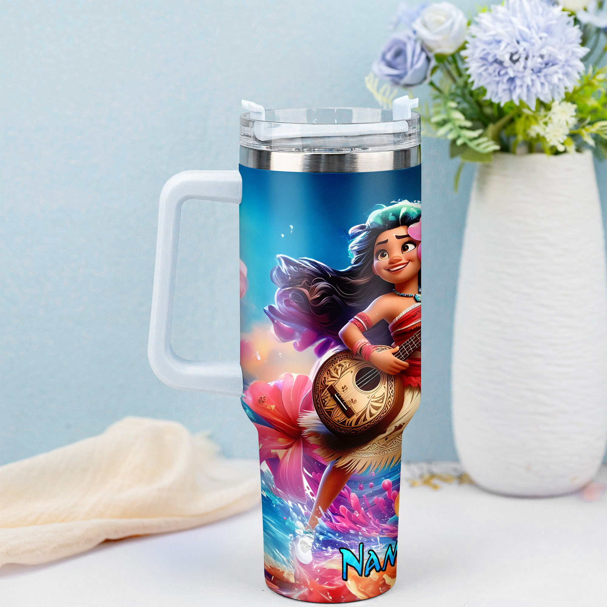 Moana Movies Custom Stanley Cup 40 oz 30 oz Tumbler With Handle