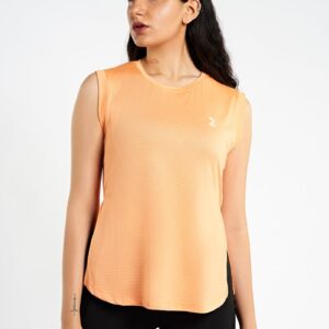 Mock Orange Shooting Star Gym Sport Workout Tank Top
