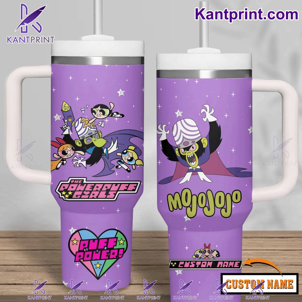 Mojo Jojo The Powerpuff Girls Cartoon Custom Stanley Cup 40 oz 30 oz Tumbler With Handle