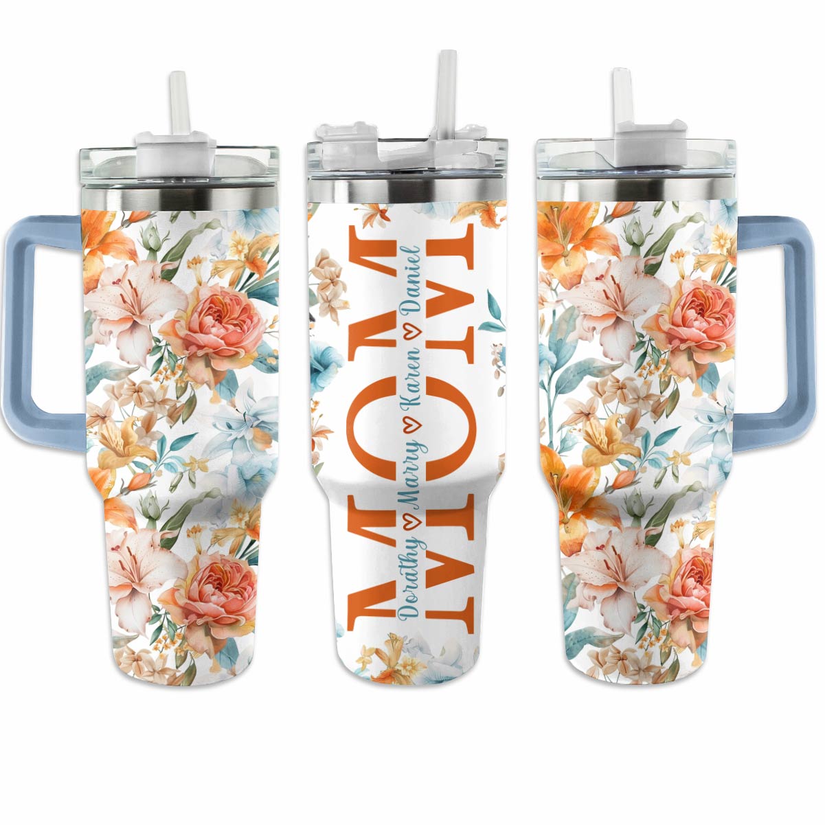 Mom Custom Stanley Cup 40 oz 30 oz Tumbler With Handle