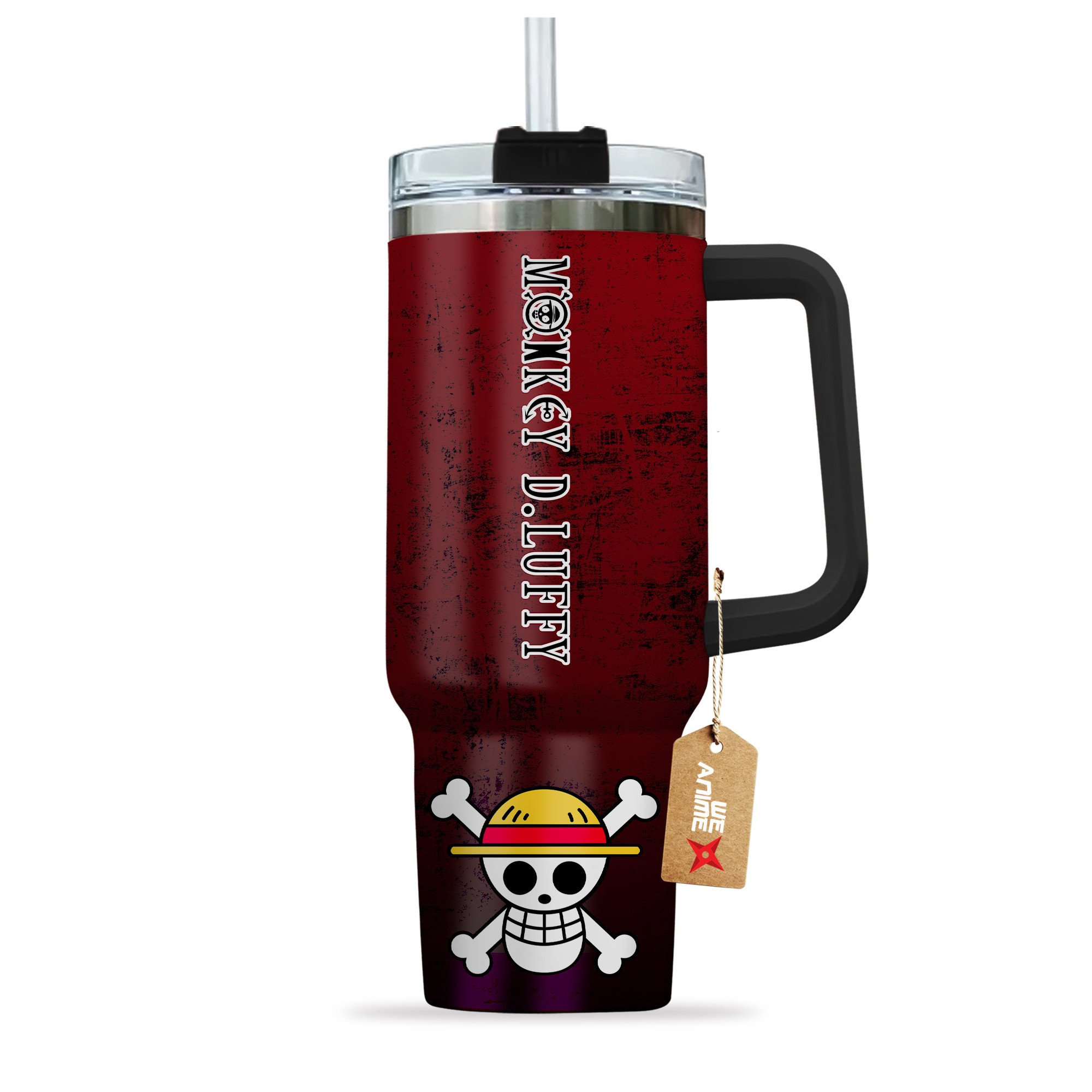 Monkey D.Luffy One Piece Anime Custom Stanley Cup 40 oz 30 oz Tumbler With Handle
