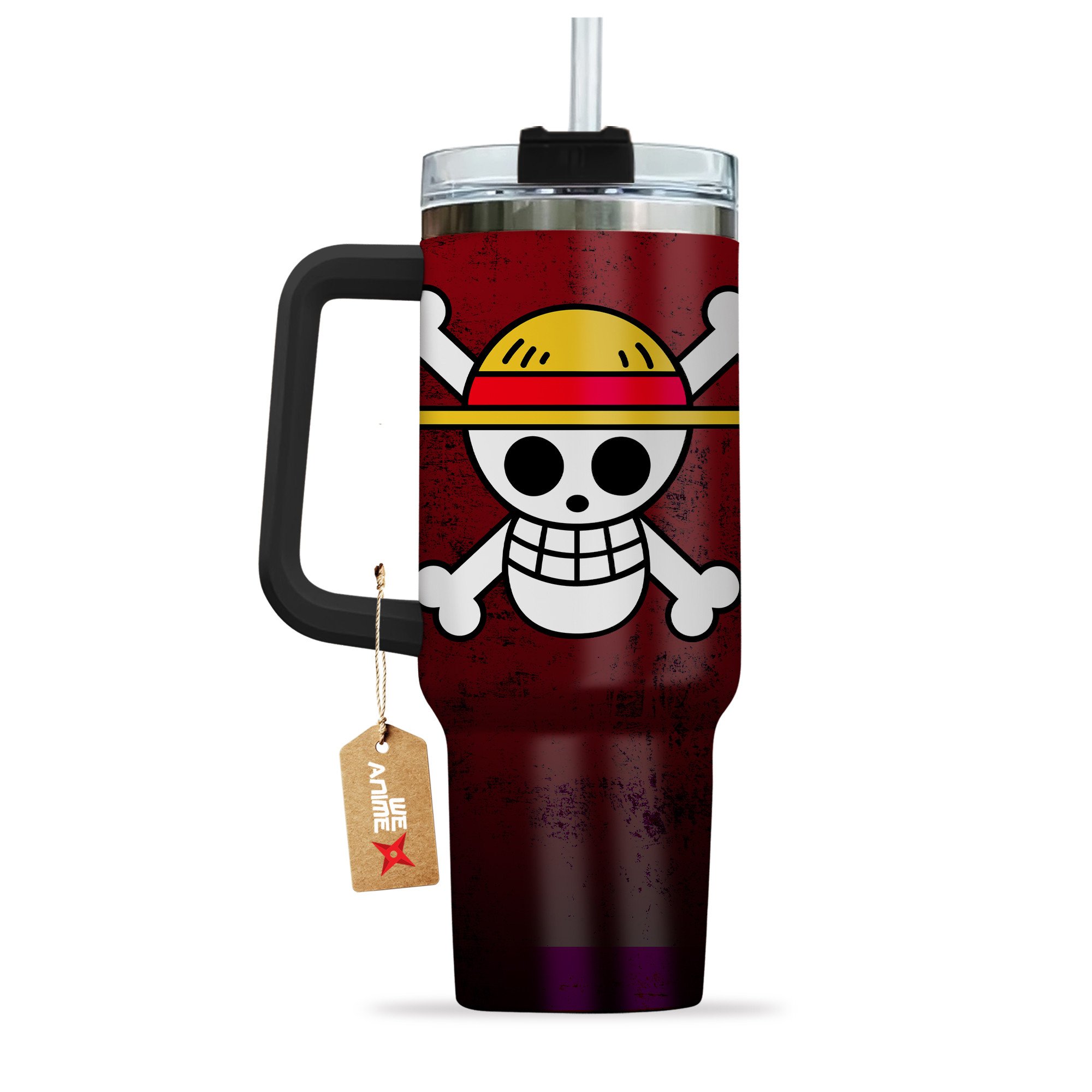Monkey D.Luffy One Piece Anime Custom Stanley Cup 40 oz 30 oz Tumbler With Handle