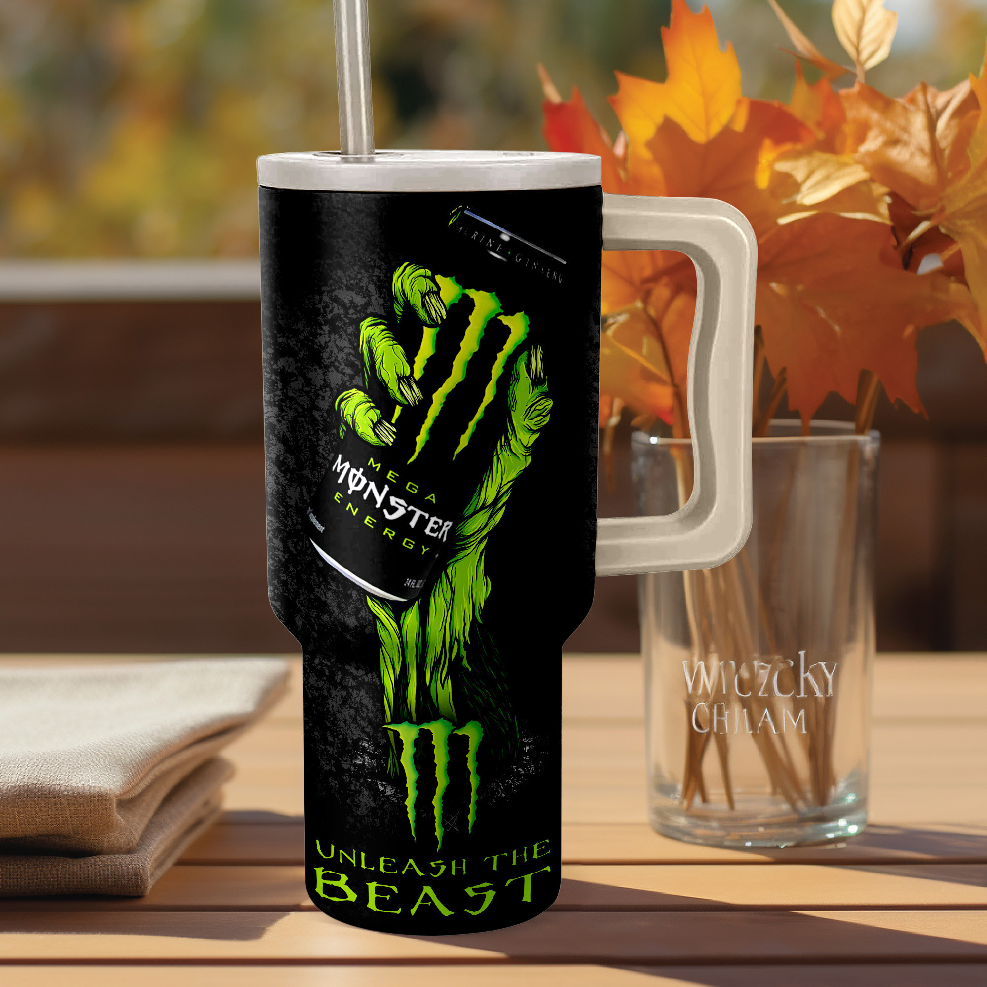 Monster Energy Custom Stanley Cup 40 oz 30 oz Tumbler With Handle