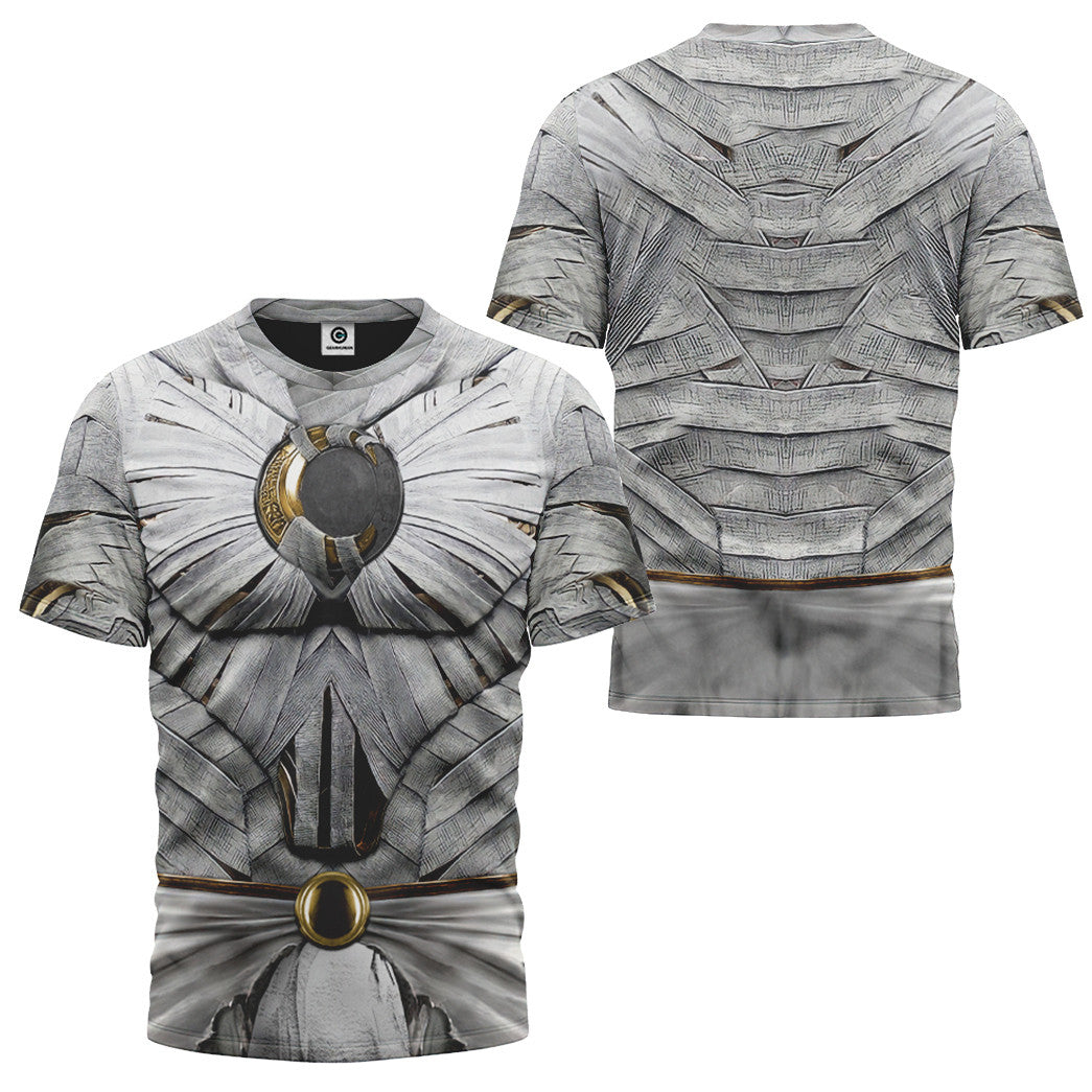 Moon Knight White Cosplay Costume Hoodie Sweatshirt T-Shirt Sweatpants Tracksuit - Stormmerch Exclusive