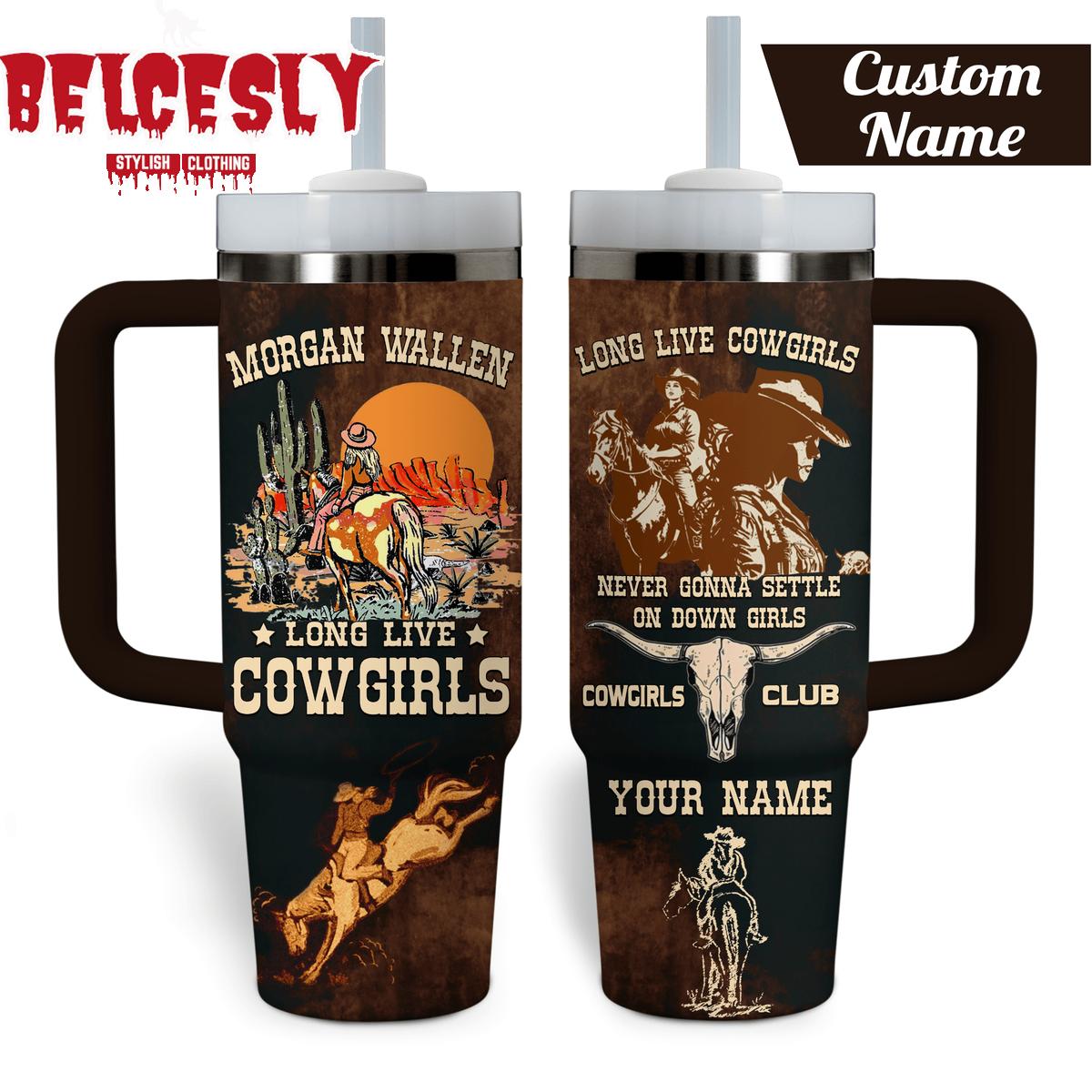 Morgan Wallen Music Custom Stanley Cup 40 oz 30 oz Tumbler With Handle
