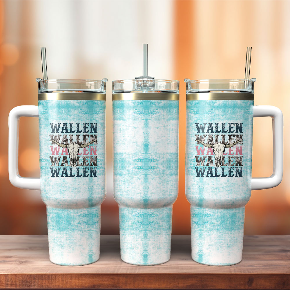 Morgan Wallen Music Custom Stanley Cup 40 oz 30 oz Tumbler With Handle