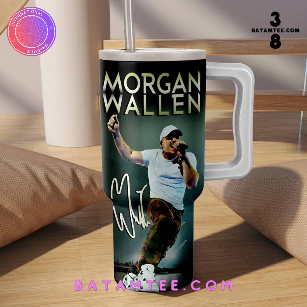 Morgan Wallen Music Custom Stanley Cup 40 oz 30 oz Tumbler With Handle