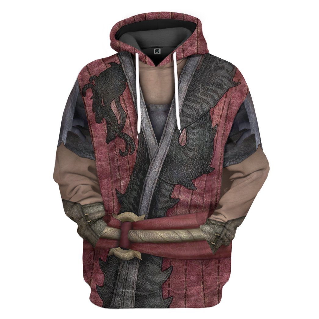Mortal Kombat Liu Kang Costume Hoodie Sweatshirt T-Shirt Sweatpants Tracksuit - Stormmerch Exclusive