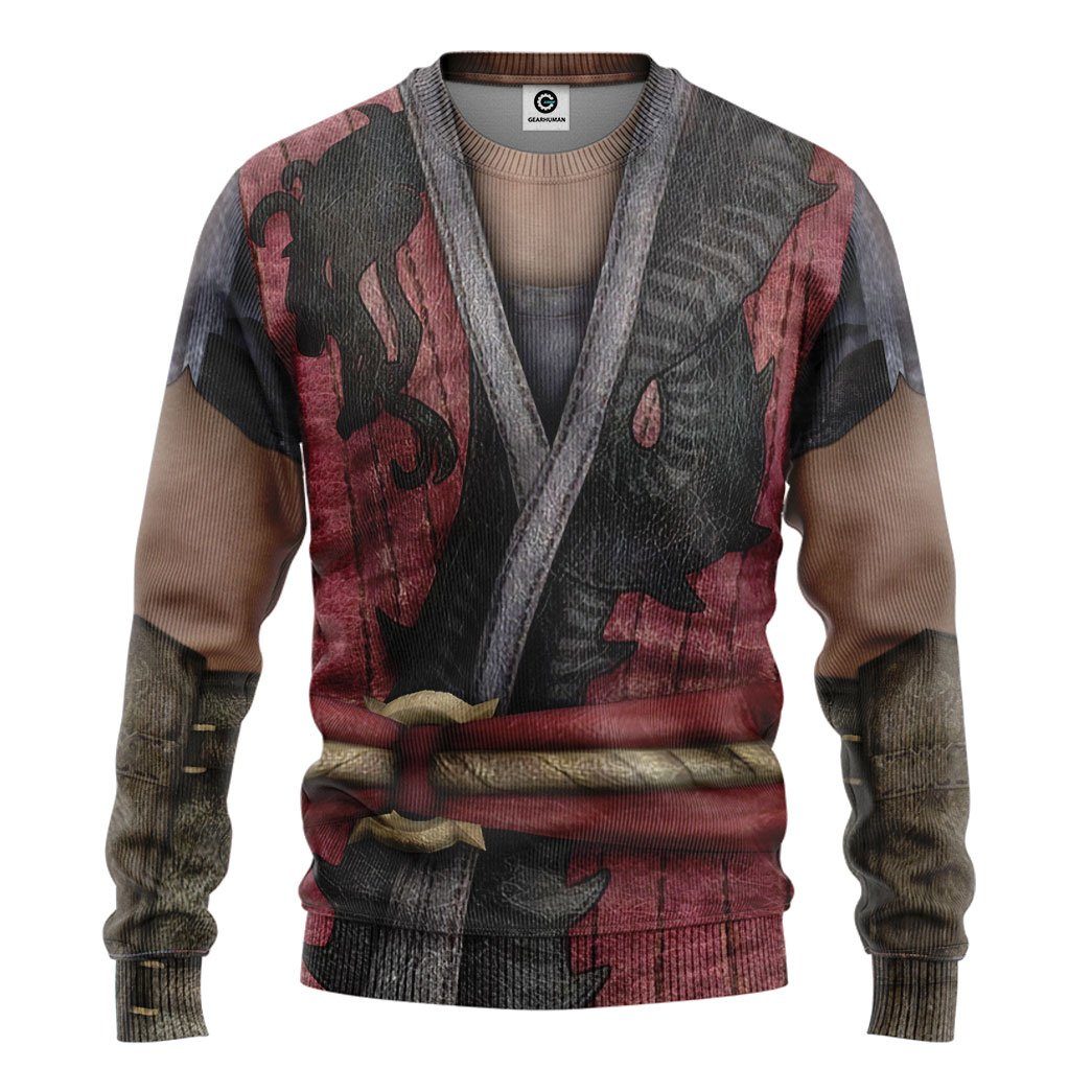 Mortal Kombat Liu Kang Costume Hoodie Sweatshirt T-Shirt Sweatpants Tracksuit - Stormmerch Exclusive