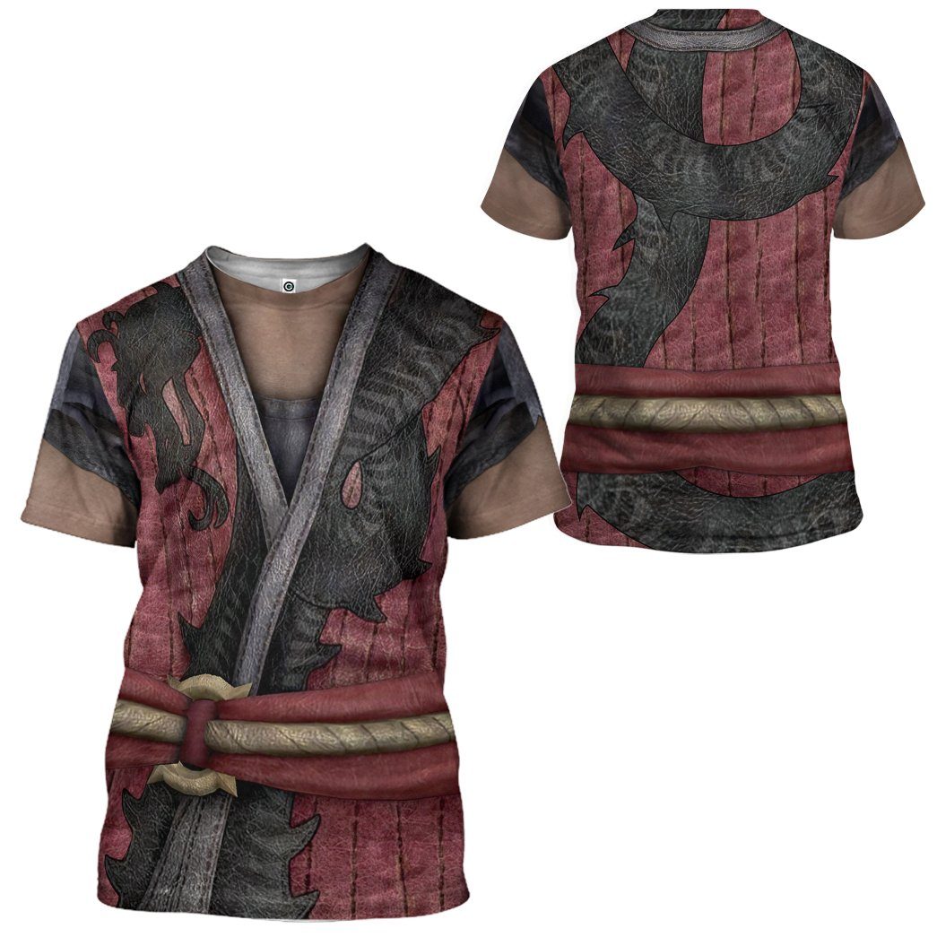 Mortal Kombat Liu Kang Costume Hoodie Sweatshirt T-Shirt Sweatpants Tracksuit - Stormmerch Exclusive