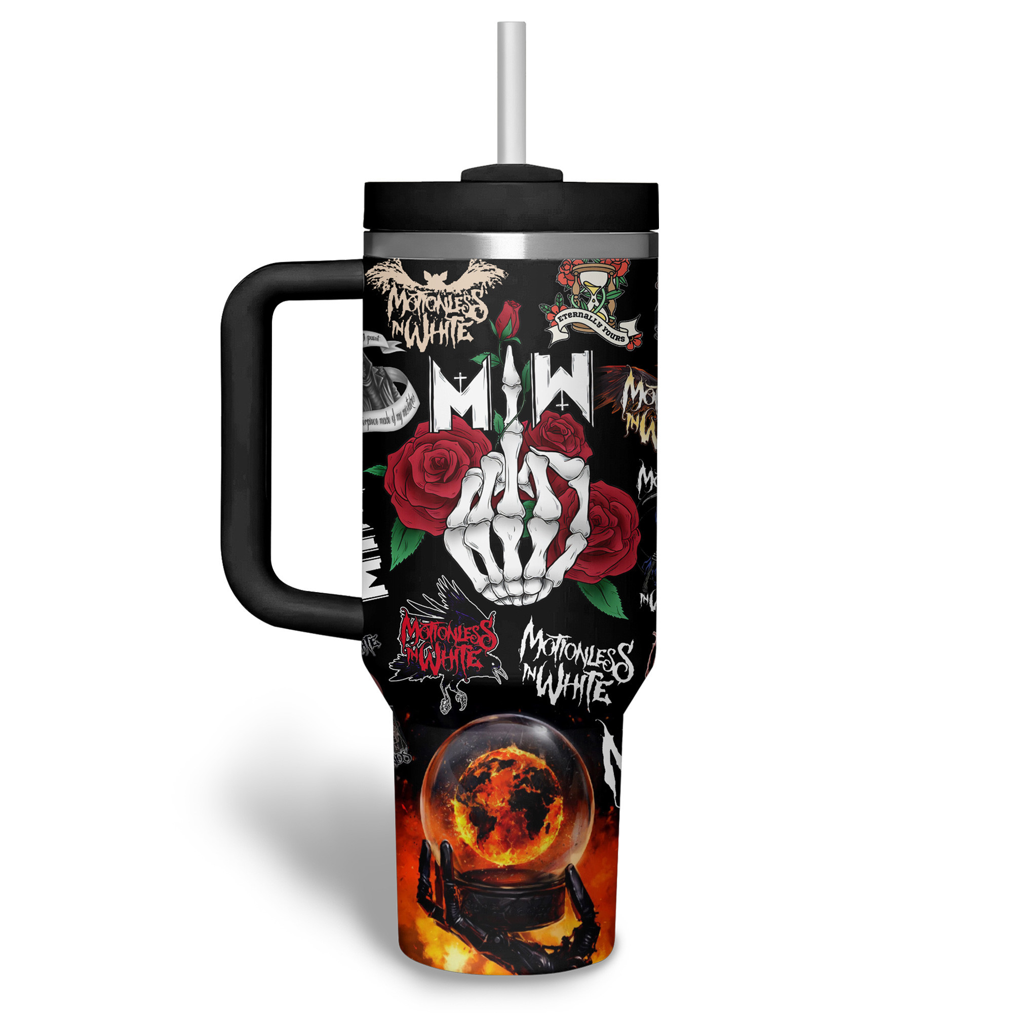 Motionless in White Custom Stanley Cup 40 oz 30 oz Tumbler With Handle