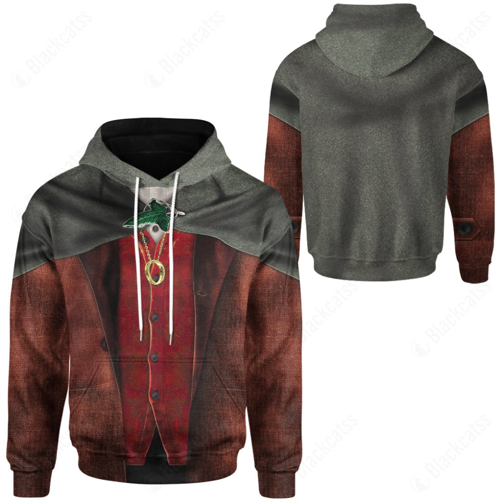 Movie Lord Of The Rings Frodo Baggins Costume Hoodie Sweatshirt T-Shirt Sweatpants Tracksuit - Stormmerch Exclusive