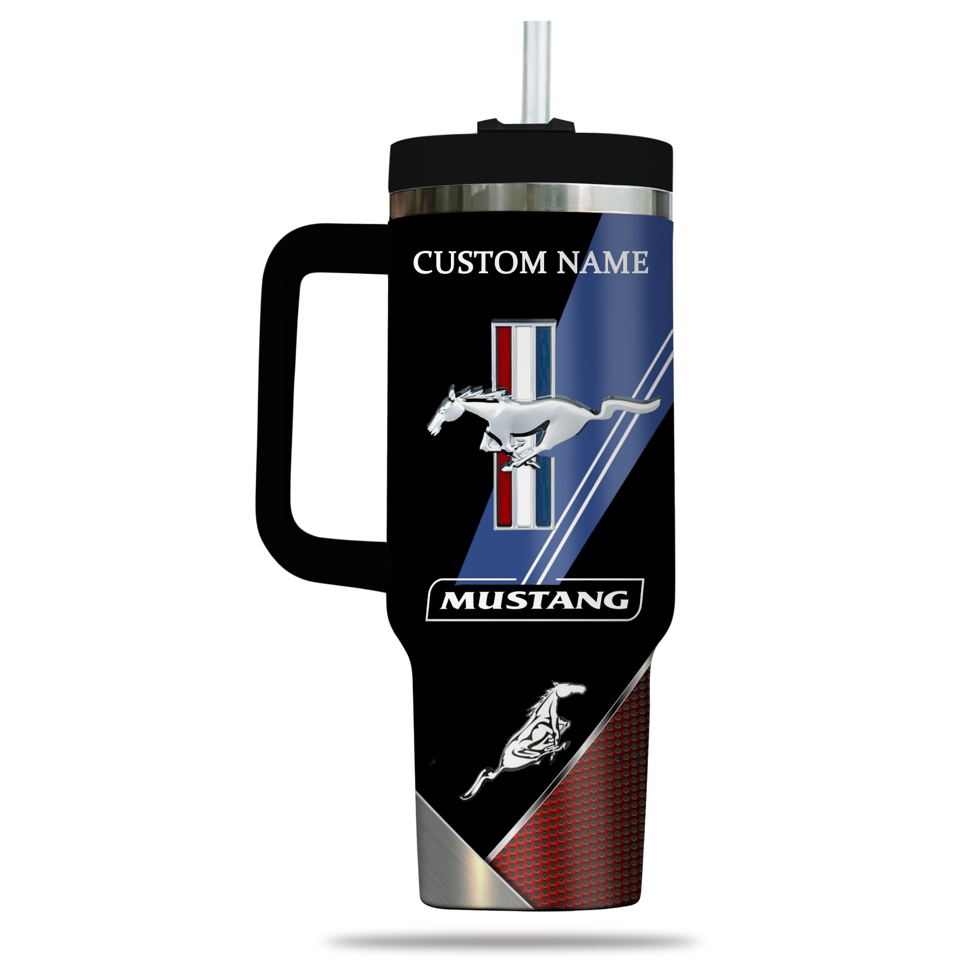 Mustang Car Custom Stanley Cup 40 oz 30 oz Tumbler With Handle