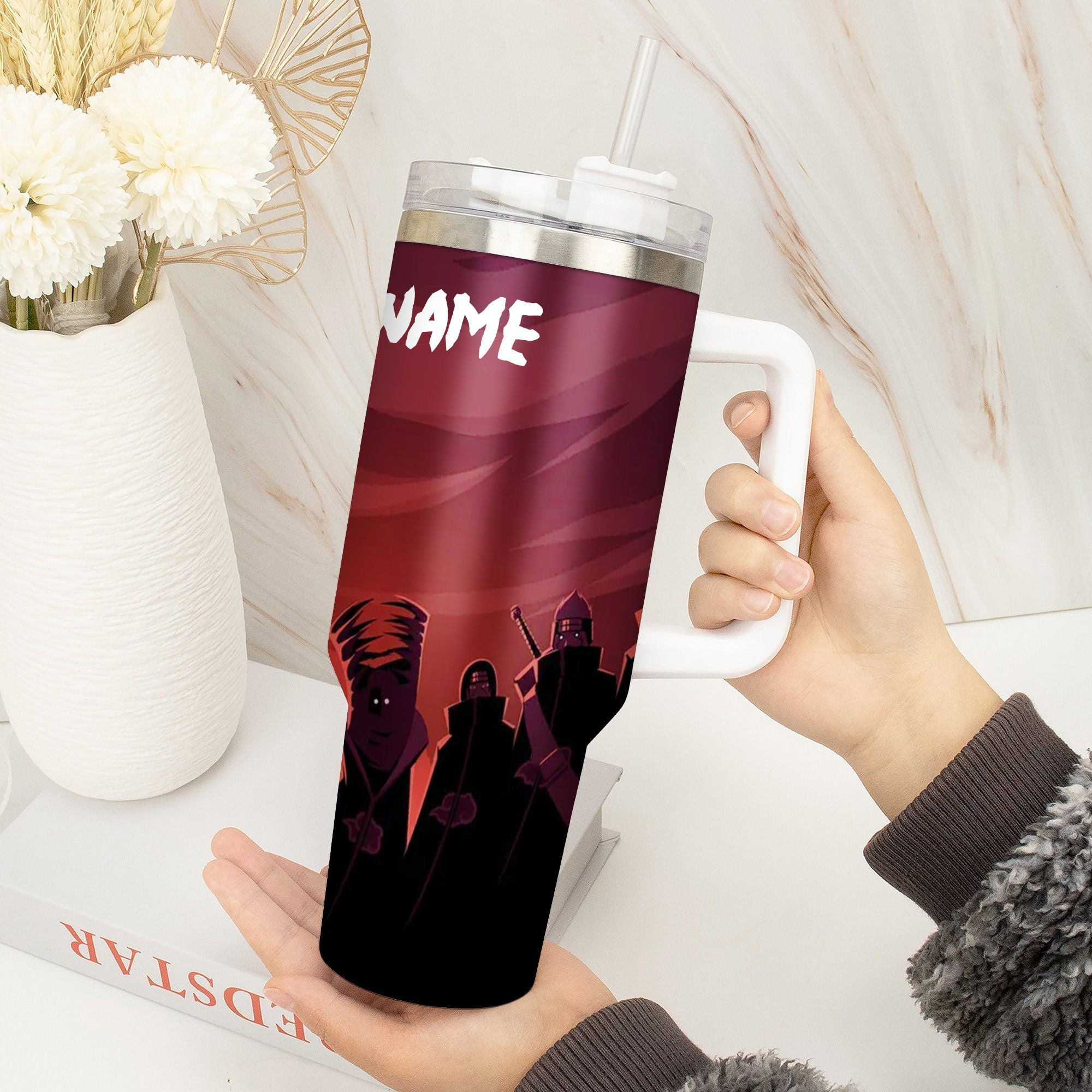 Naruto Anime Custom Stanley Cup 40 oz 30 oz Tumbler With Handle