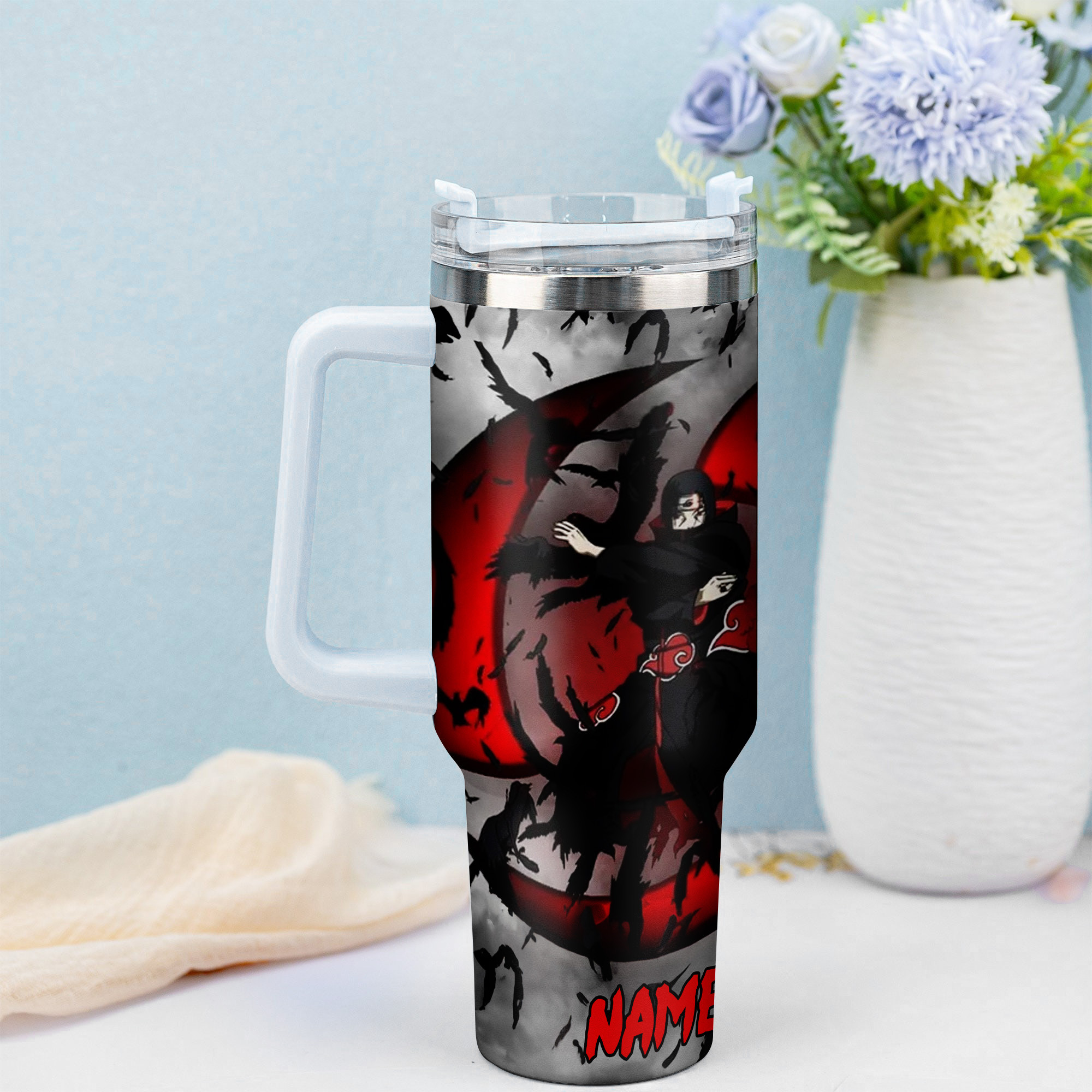 Naruto Anime Custom Stanley Cup 40 oz 30 oz Tumbler With Handle