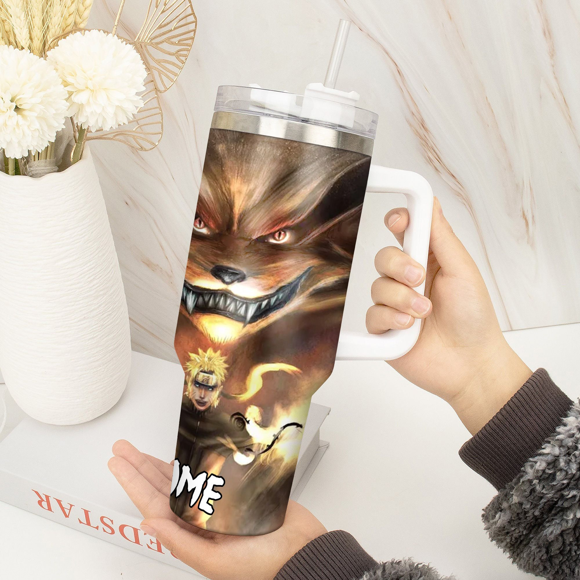 Naruto Anime Custom Stanley Cup 40 oz 30 oz Tumbler With Handle