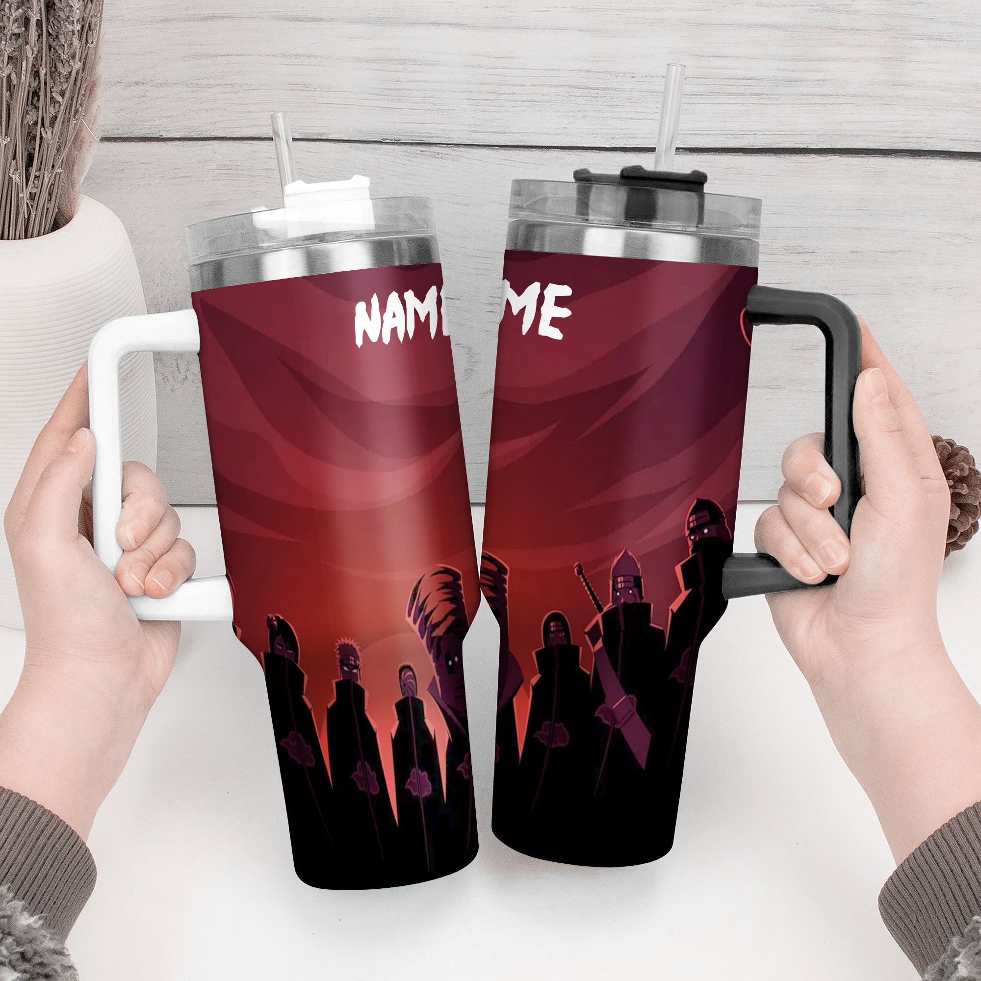 Naruto Anime Custom Stanley Cup 40 oz 30 oz Tumbler With Handle