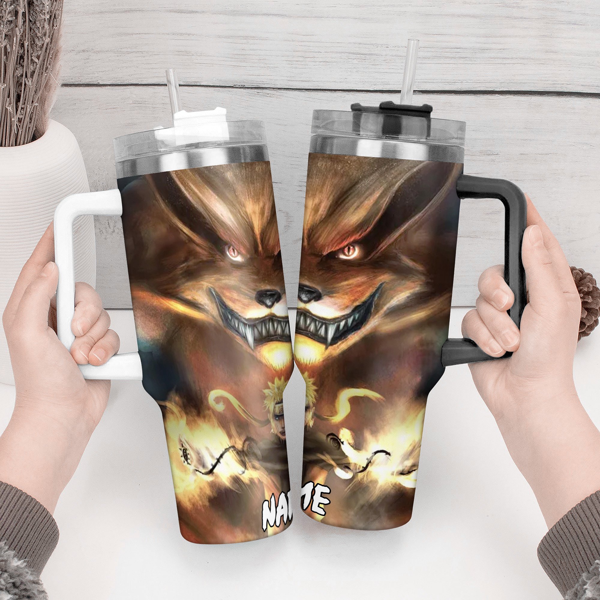 Naruto Anime Custom Stanley Cup 40 oz 30 oz Tumbler With Handle