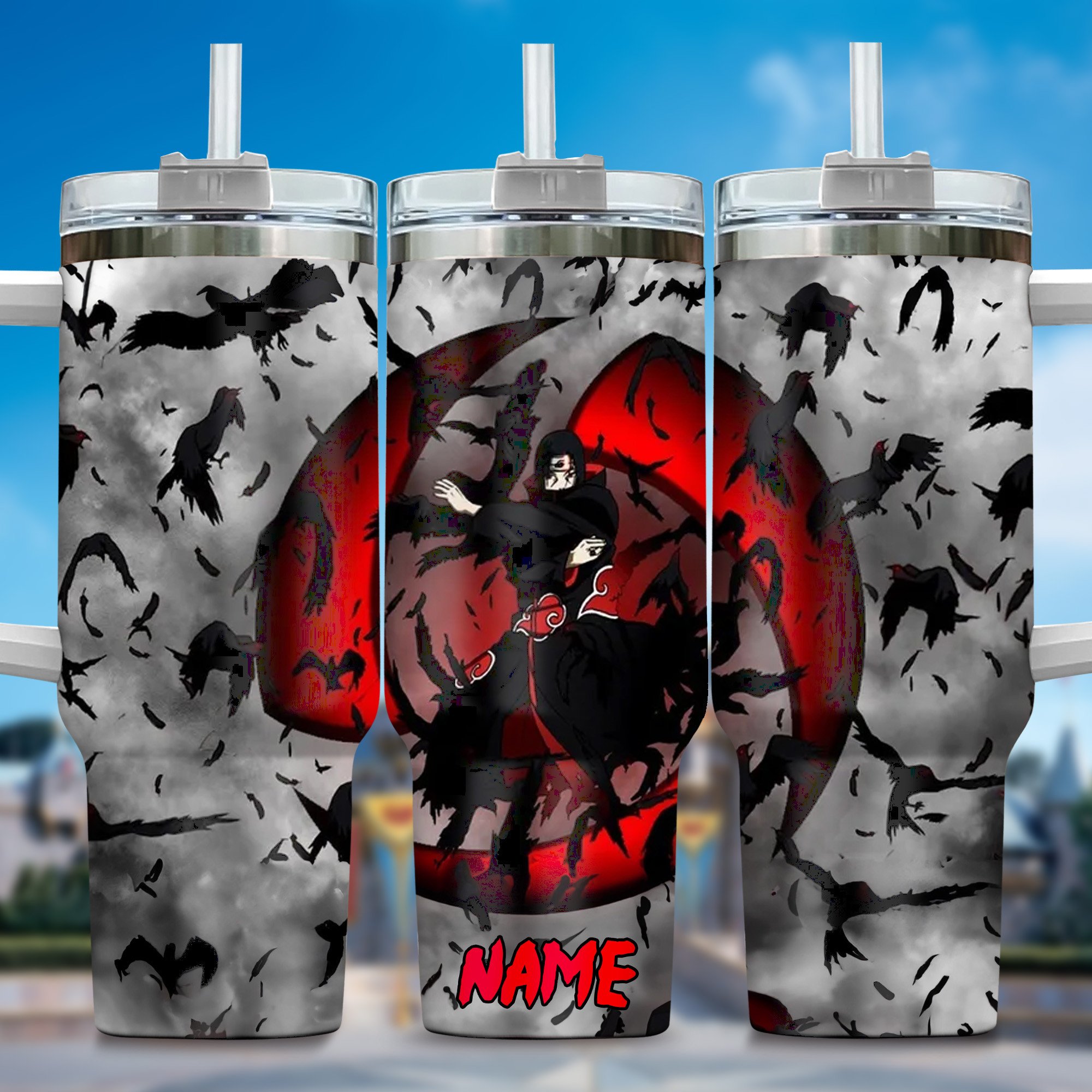 Naruto Anime Custom Stanley Cup 40 oz 30 oz Tumbler With Handle