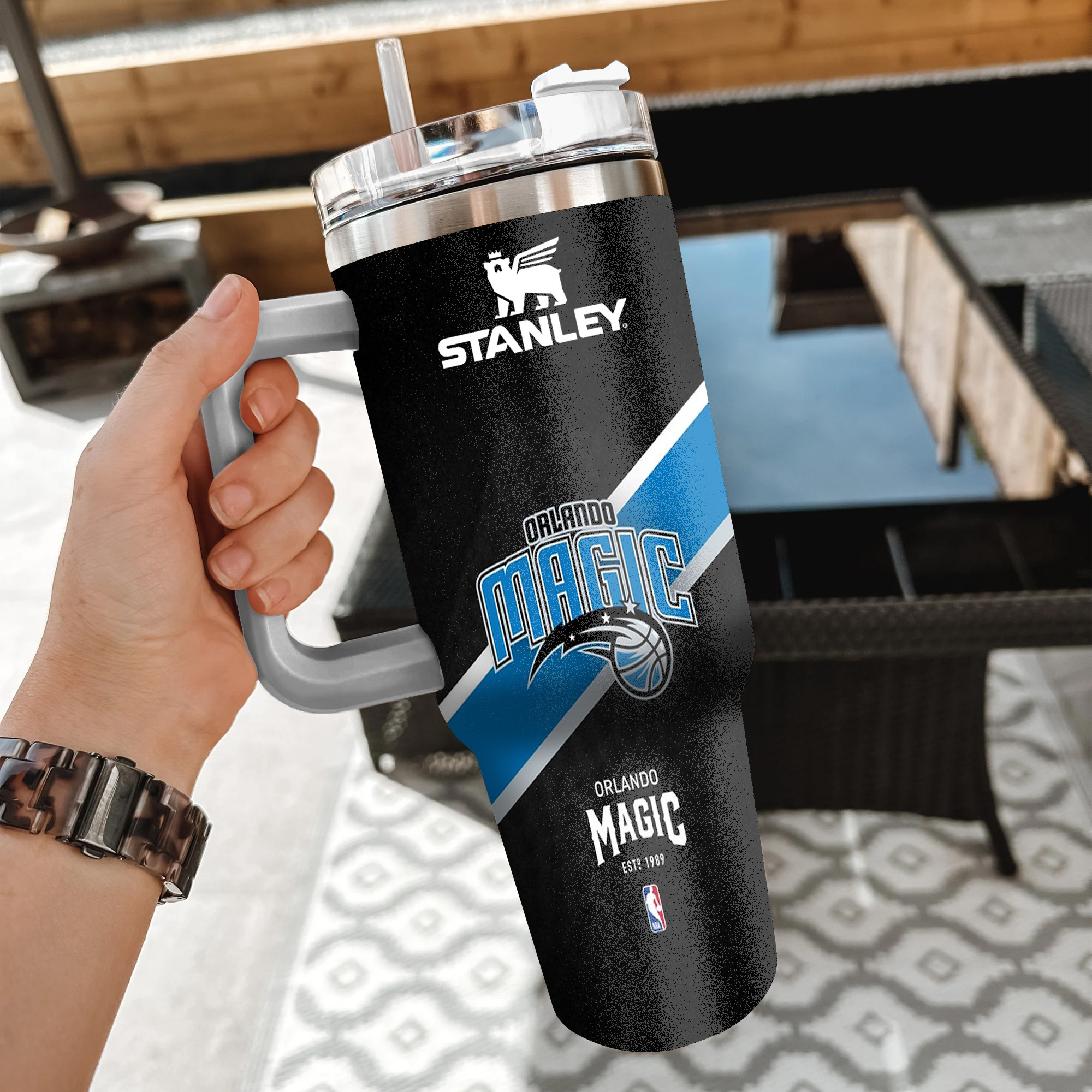 NBA Orlando Magic Custom Stanley Cup 40 oz 30 oz Tumbler With Handle