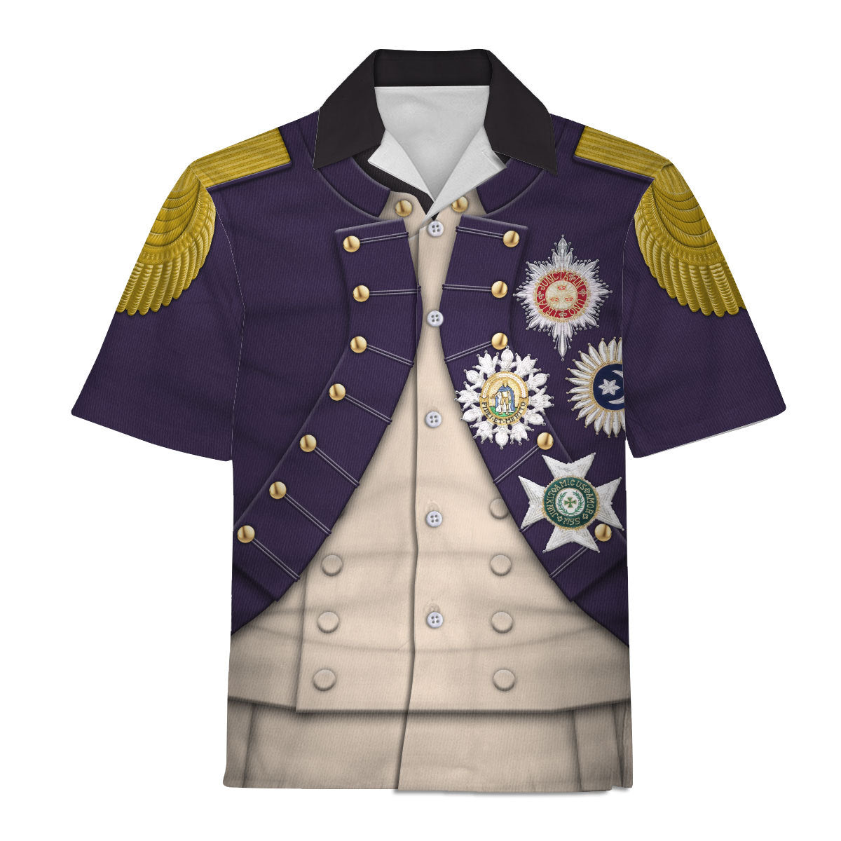 Nelson Uniform As Worn At Trafalgar All Over Print Hoodie Sweatshirt T-Shirt Tracksuit - Stormmerch Exclusive
