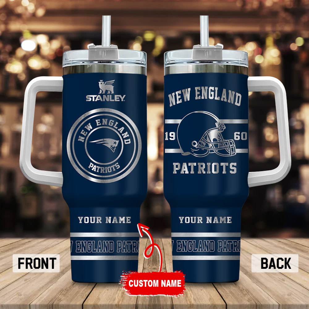 New England Patriots NFL Custom Stanley Cup 40 oz 30 oz Tumbler With Handle