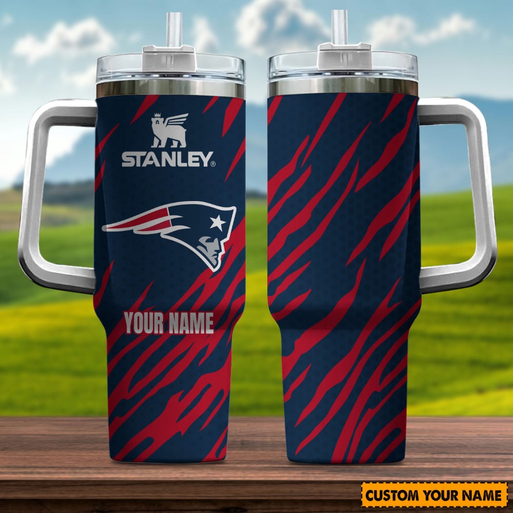 New England Patriots NFL Custom Stanley Cup 40 oz 30 oz Tumbler With Handle