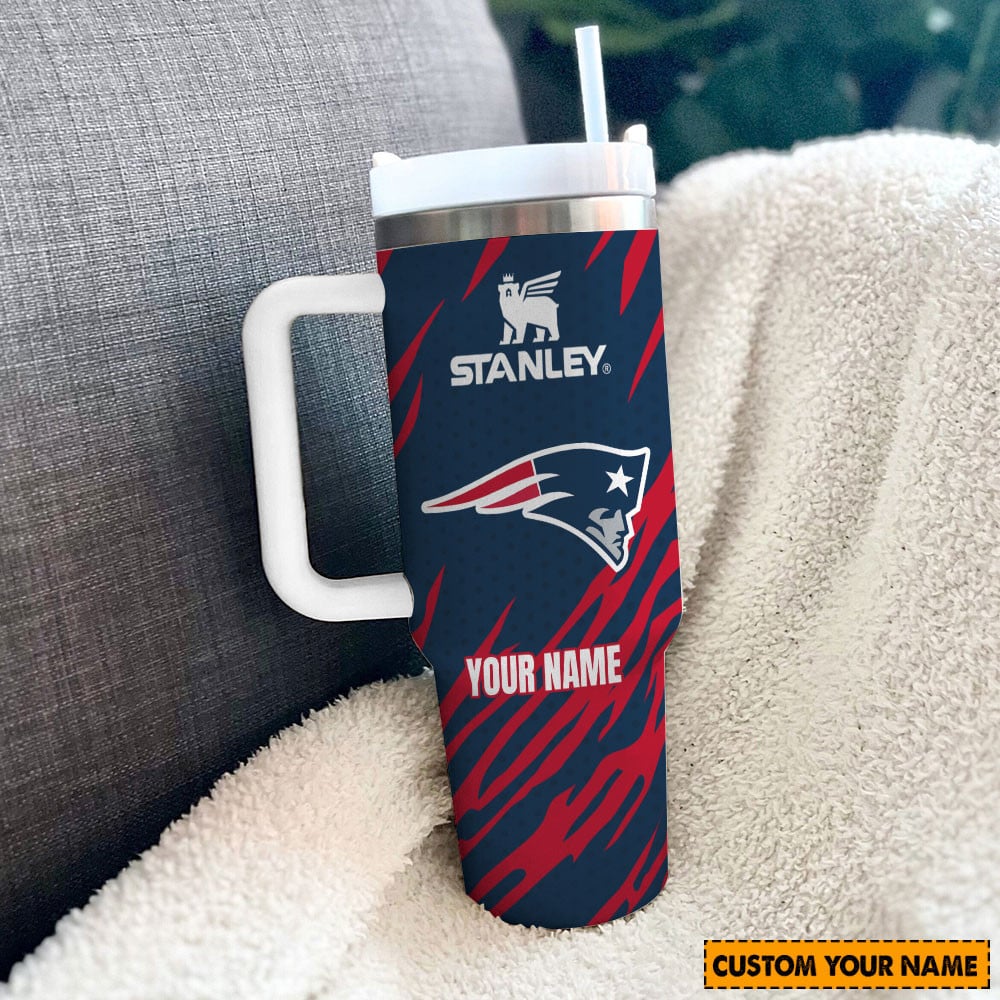 New England Patriots NFL Custom Stanley Cup 40 oz 30 oz Tumbler With Handle