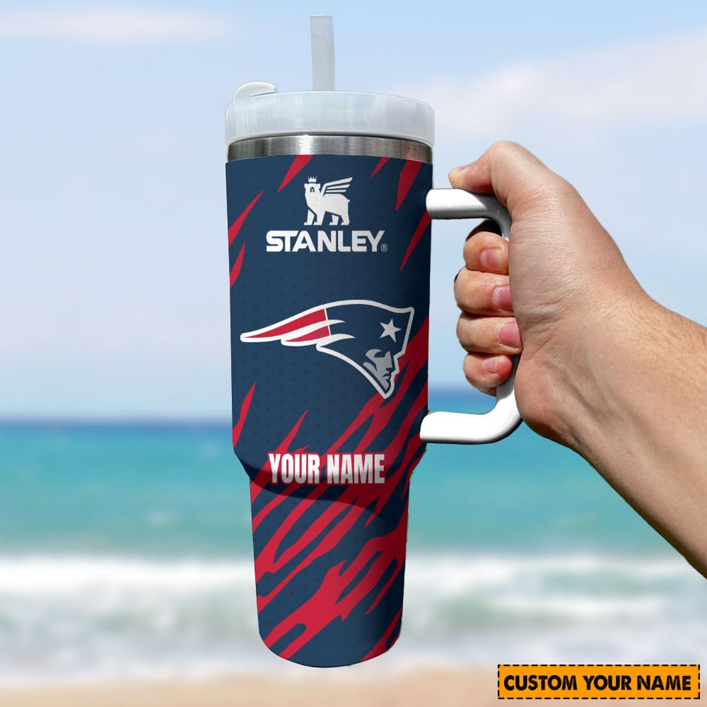 New England Patriots NFL Custom Stanley Cup 40 oz 30 oz Tumbler With Handle