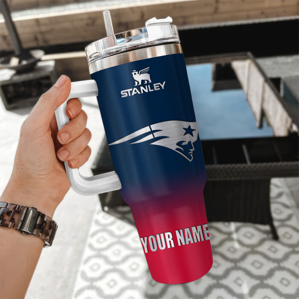 New England Patriots NFL Custom Stanley Cup 40 oz 30 oz Tumbler With Handle