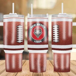 New Mexico Lobos Football Team NCAA Custom Stanley Cup 40 oz 30 oz Tumbler With Handle