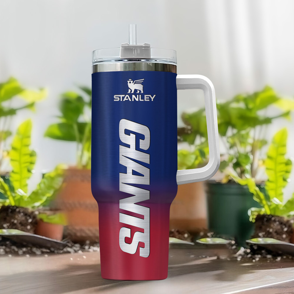 New York Giants NFL Custom Stanley Cup 40 oz 30 oz Tumbler With Handle