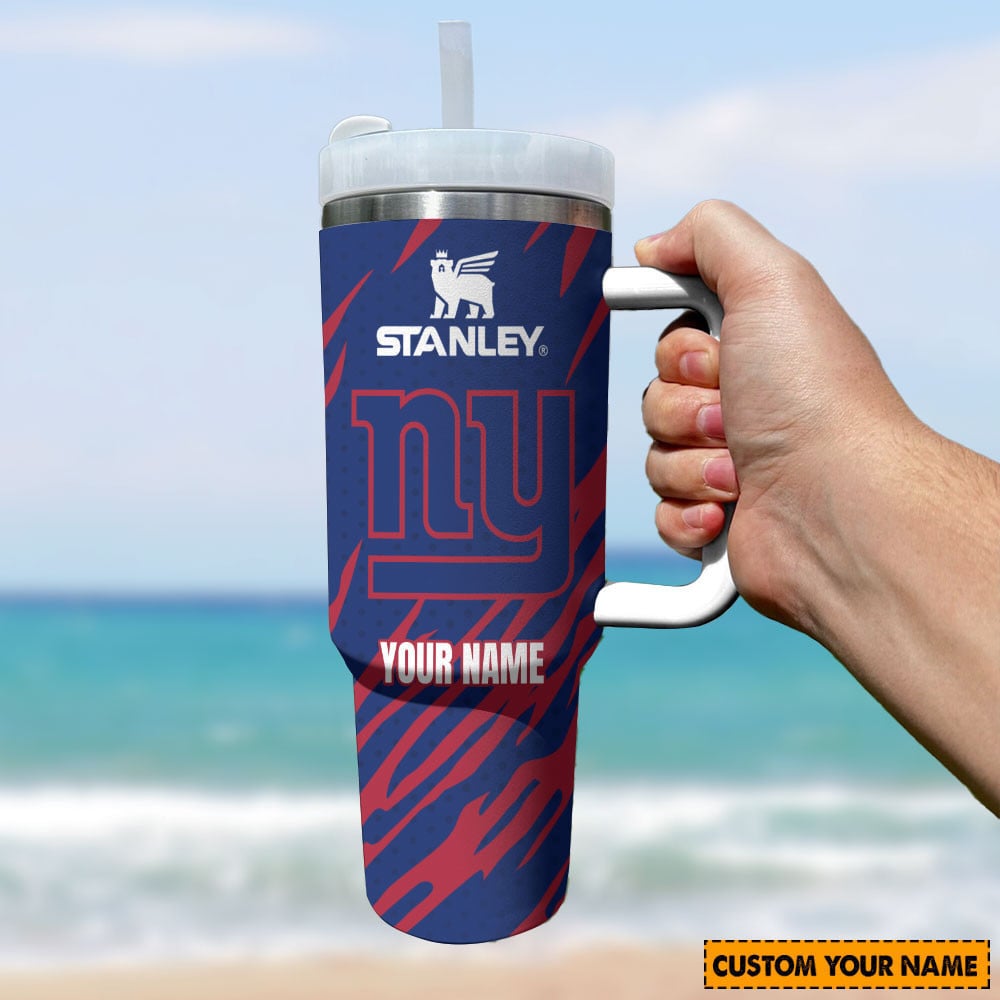 New York Giants NFL Custom Stanley Cup 40 oz 30 oz Tumbler With Handle