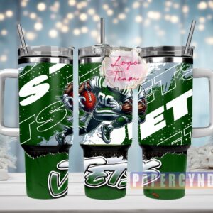 New York Jets Custom Stanley Cup 40 oz 30 oz Tumbler With Handle