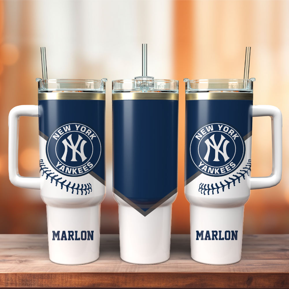 New York Yankees Baseball MLB Sport Custom Stanley Cup 40 oz 30 oz Tumbler With Handle