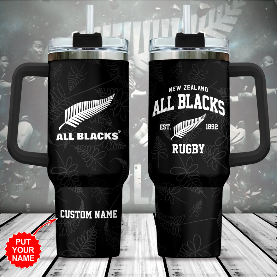 New Zealand x Rugby World Cup Custom Stanley Cup 40 oz 30 oz Tumbler With Handle