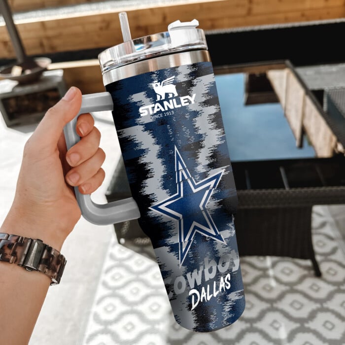 NFL Dallas Cowboys Custom Stanley Cup 40 oz 30 oz Tumbler With Handle