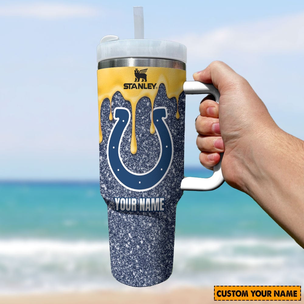 NFL Indianapolis Colts Custom Stanley Cup 40 oz 30 oz Tumbler With Handle