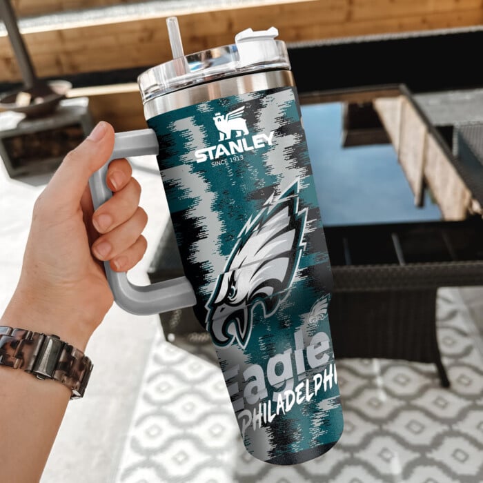 NFL Philadelphia Eagles Custom Stanley Cup 40 oz 30 oz Tumbler With Handle
