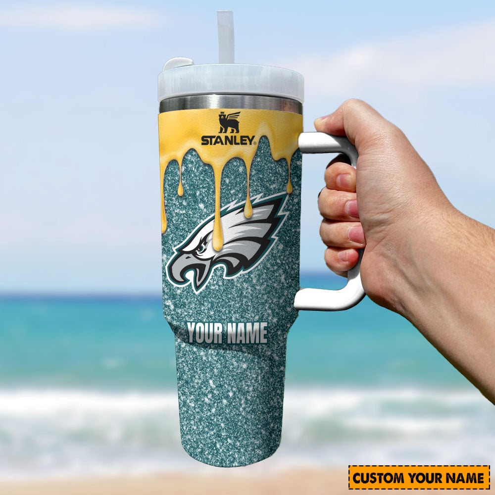 NFL Philadelphia Eagles Custom Stanley Cup 40 oz 30 oz Tumbler With Handle