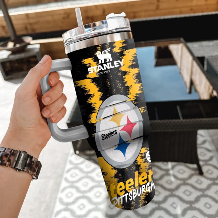 NFL Pittsburgh Steelers Custom Stanley Cup 40 oz 30 oz Tumbler With Handle