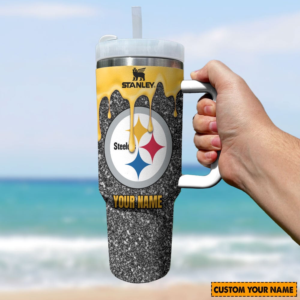 NFL Pittsburgh Steelers Custom Stanley Cup 40 oz 30 oz Tumbler With Handle