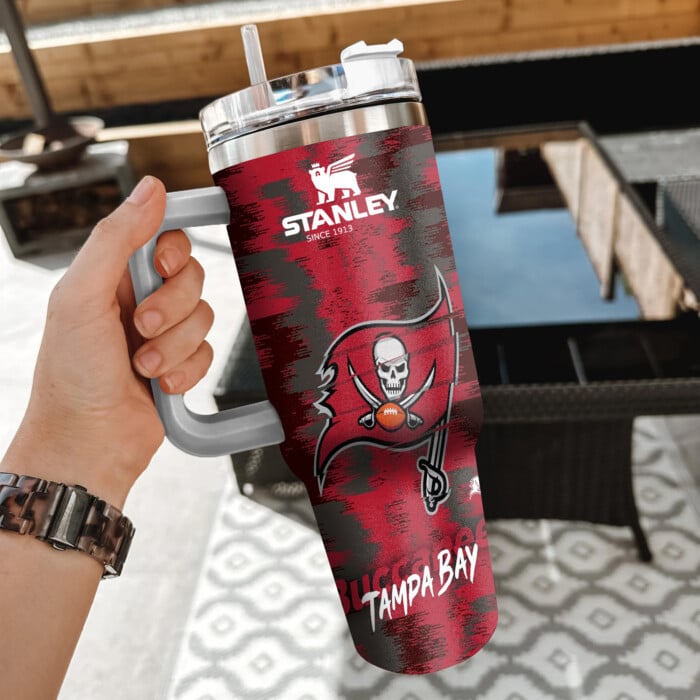 NFL Tampa Bay Buccaneers Custom Stanley Cup 40 oz 30 oz Tumbler With Handle