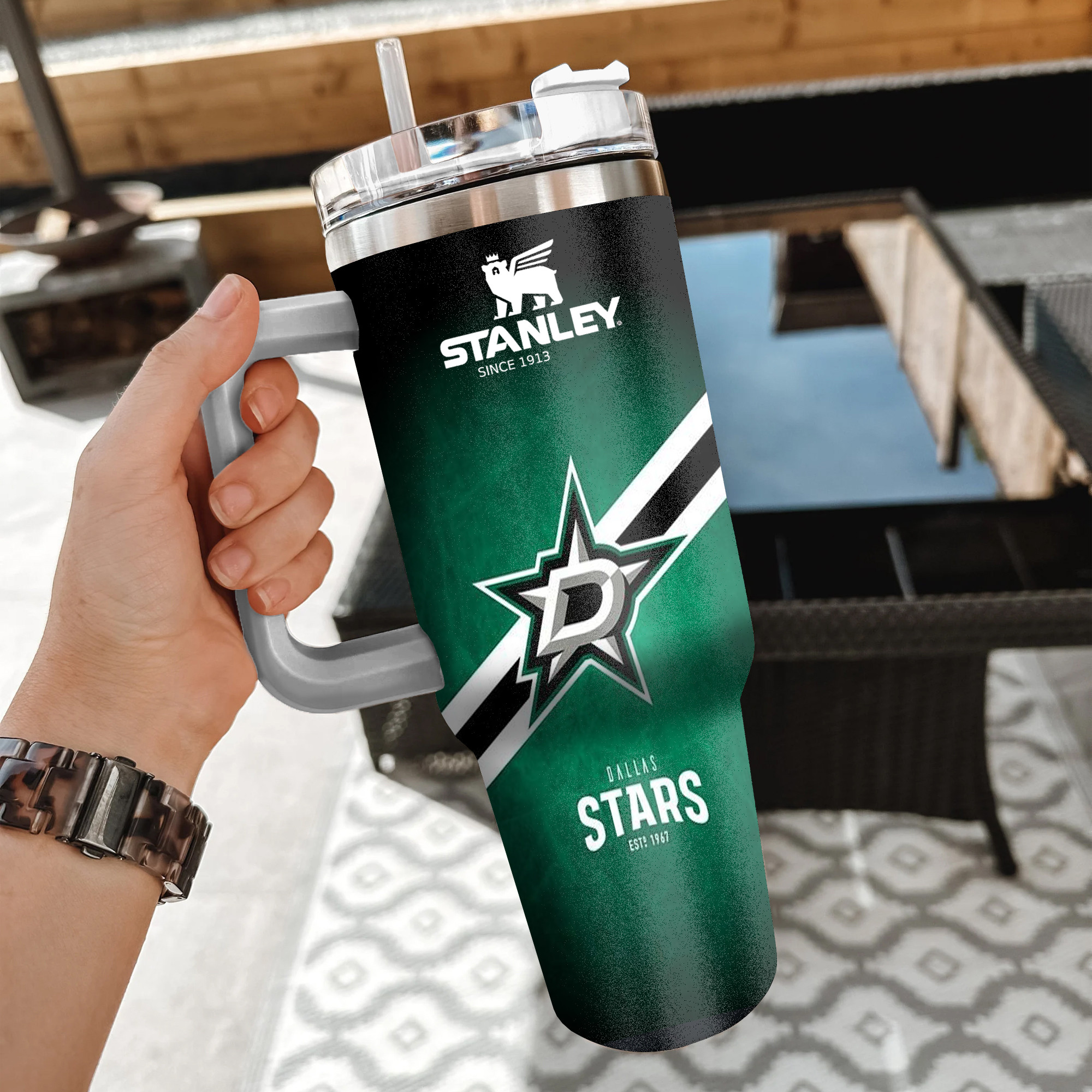 NHL Dallas Stars Custom Stanley Cup 40 oz 30 oz Tumbler With Handle