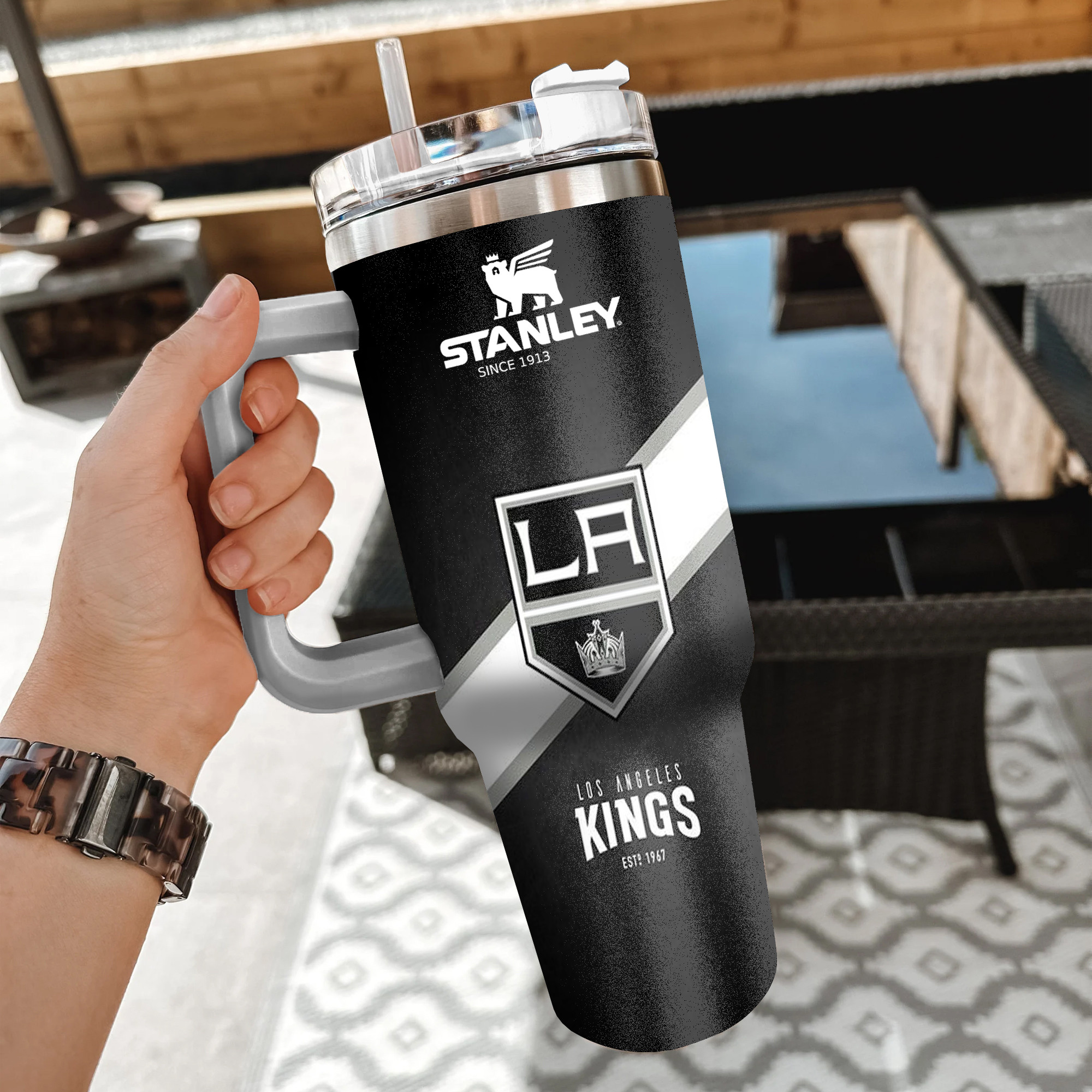 NHL Los Angeles Kings Custom Stanley Cup 40 oz 30 oz Tumbler With Handle