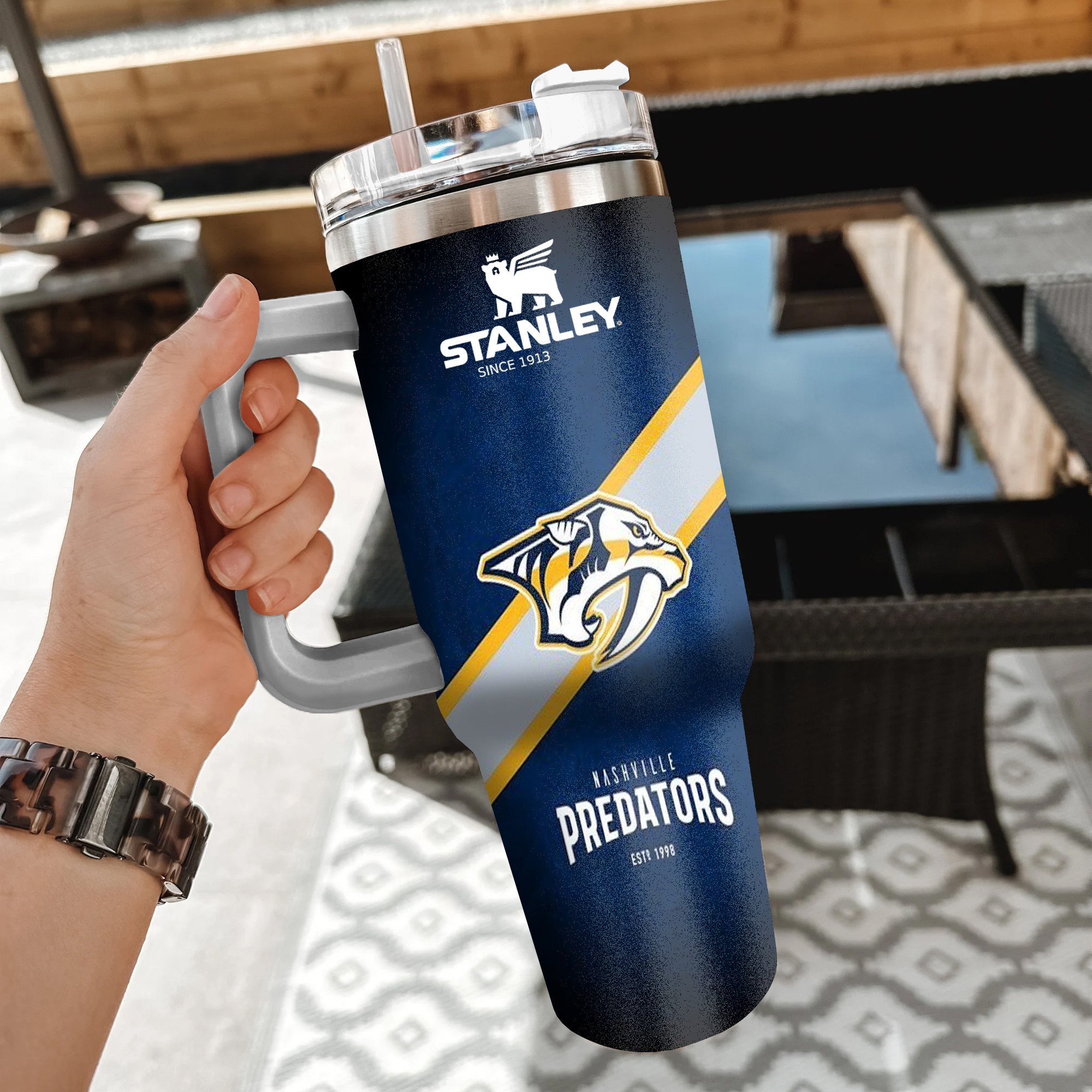 NHL Nashville Predators Custom Stanley Cup 40 oz 30 oz Tumbler With Handle