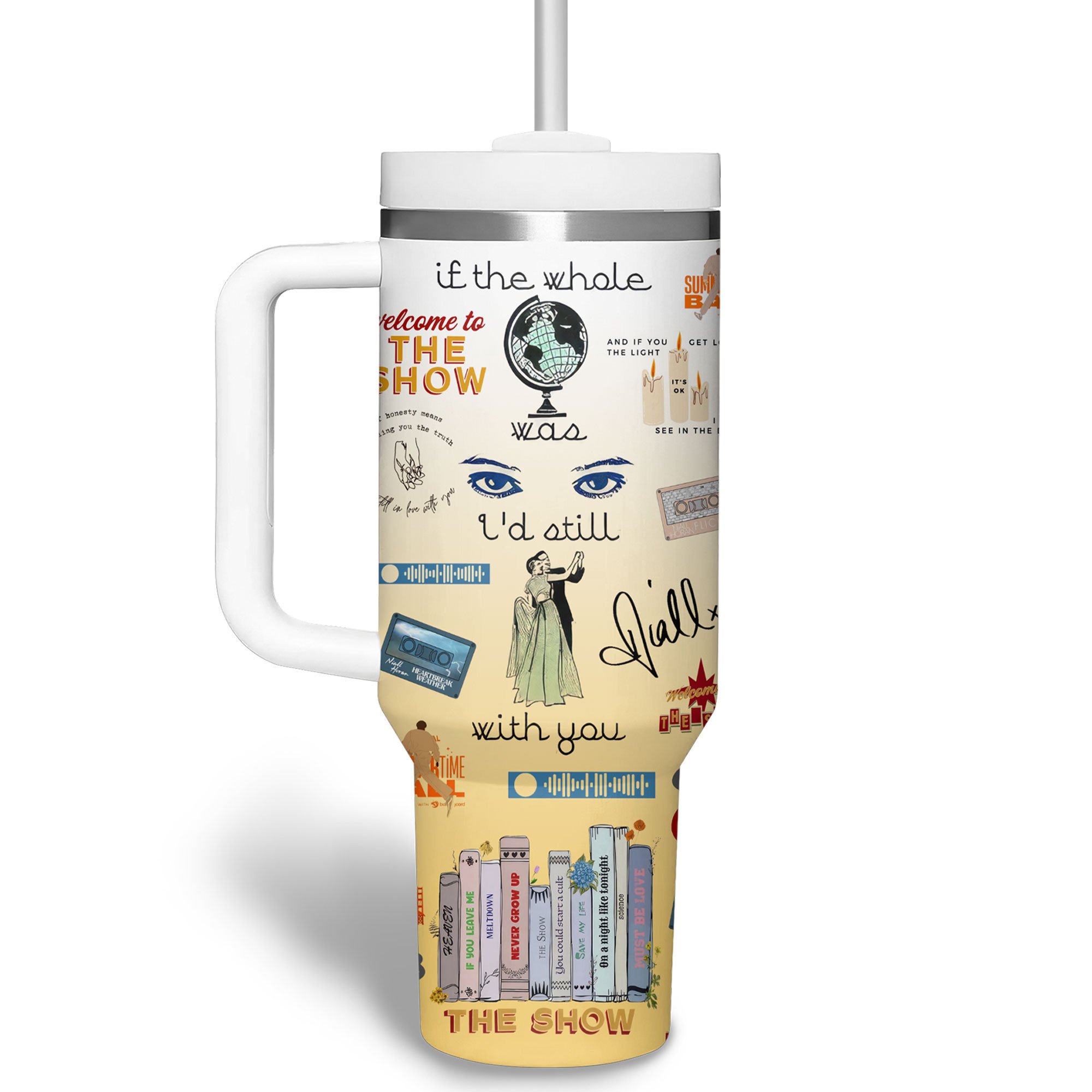 Niall Horan Music Custom Stanley Cup 40 oz 30 oz Tumbler With Handle