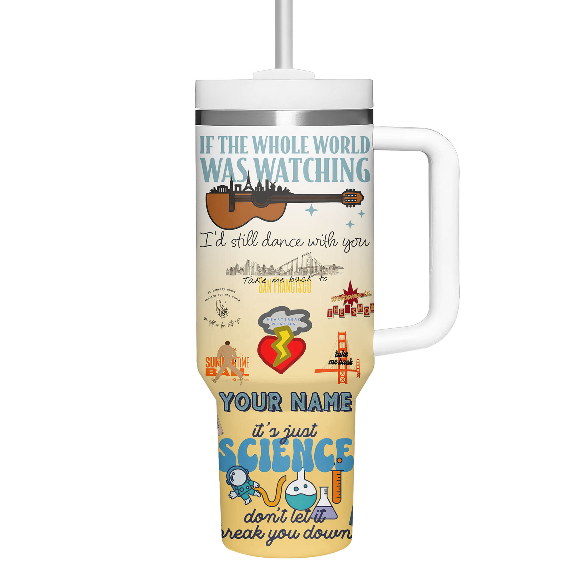 Niall Horan Music Custom Stanley Cup 40 oz 30 oz Tumbler With Handle