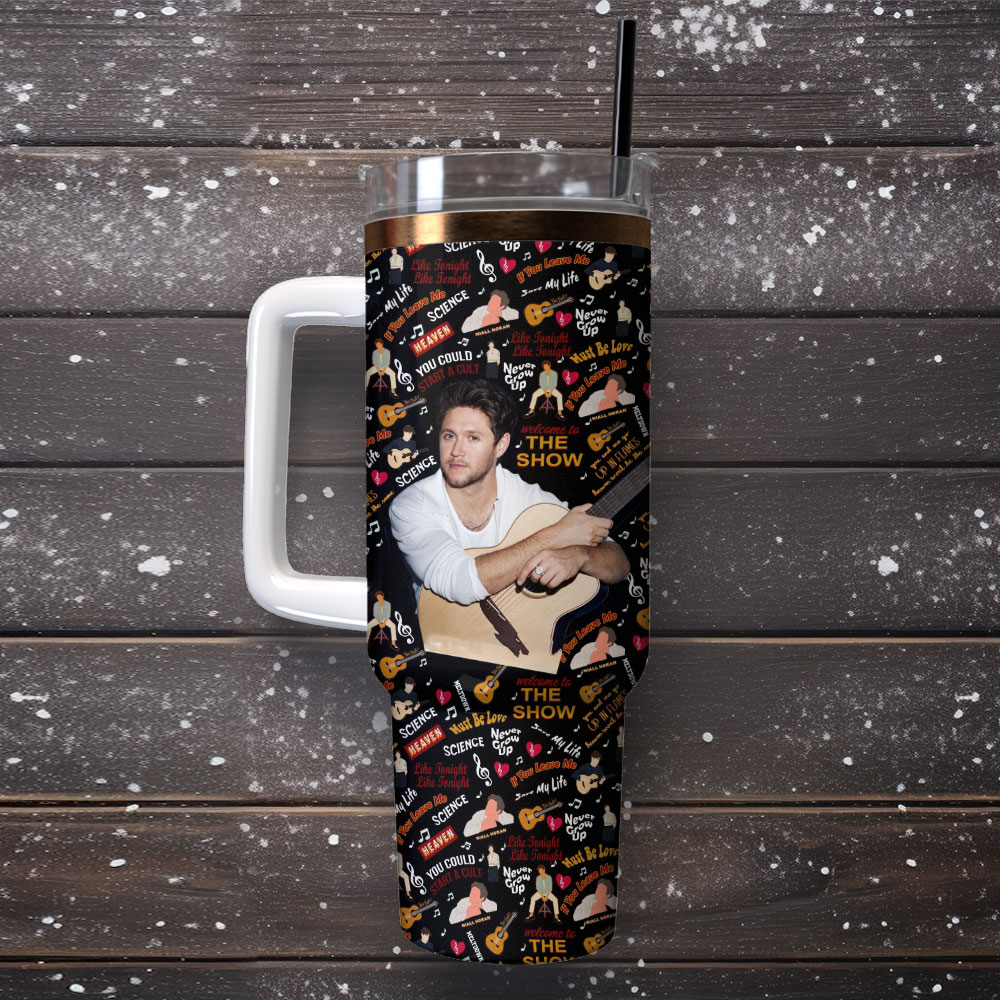 Niall Horan One Direction Band Music Custom Stanley Cup 40 oz 30 oz Tumbler With Handle