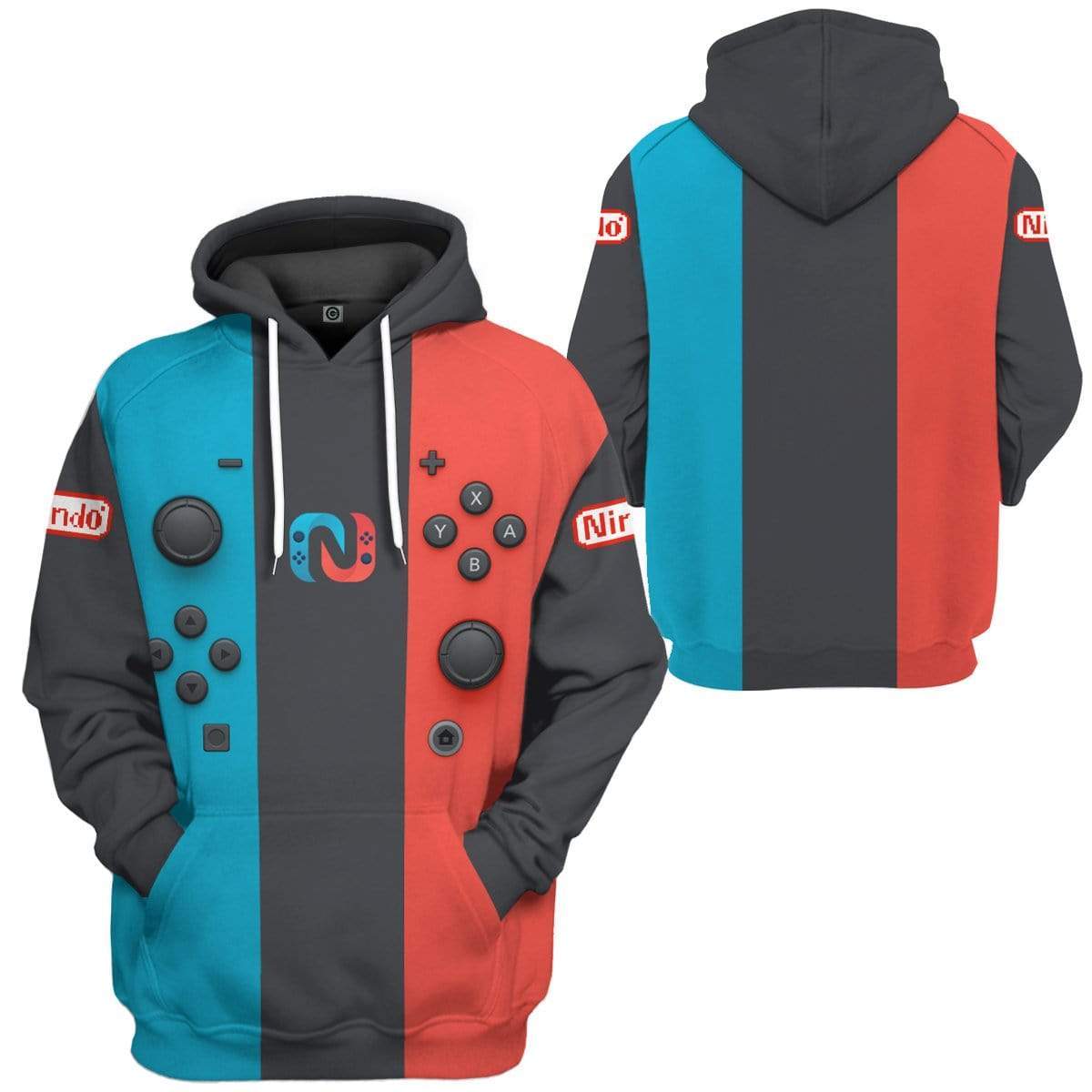 Nintendo Switch Costume Hoodie Sweatshirt T-Shirt Sweatpants Tracksuit - Stormmerch Exclusive